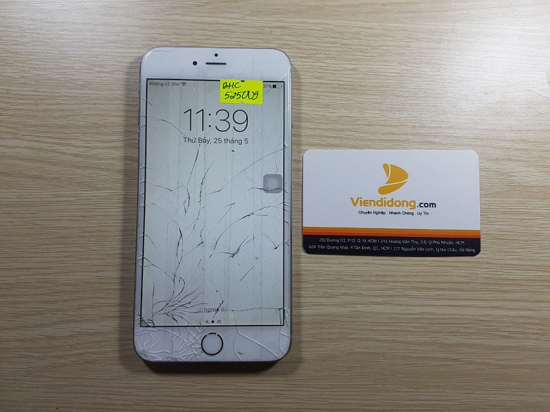 Thay màn hình iPhone 6 Plus 1 Trước khi thay màn hình iPhone 6 Plus tại Viện Di Động