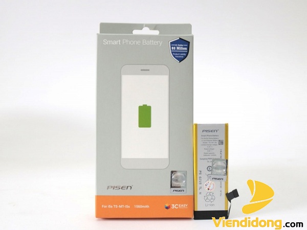 Thay pin Pisen iPhone 5s