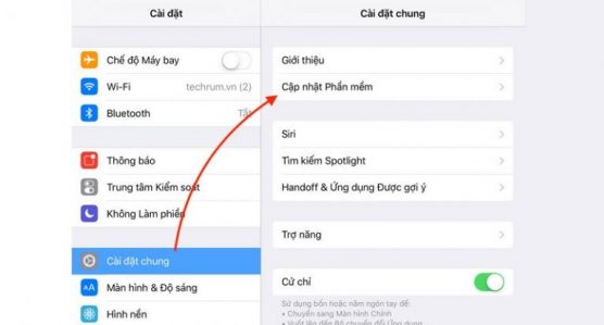 Fix lỗi màn hình iPhone 6 không cảm ứng được 3 Cập nhật IOS phù hợp với máy