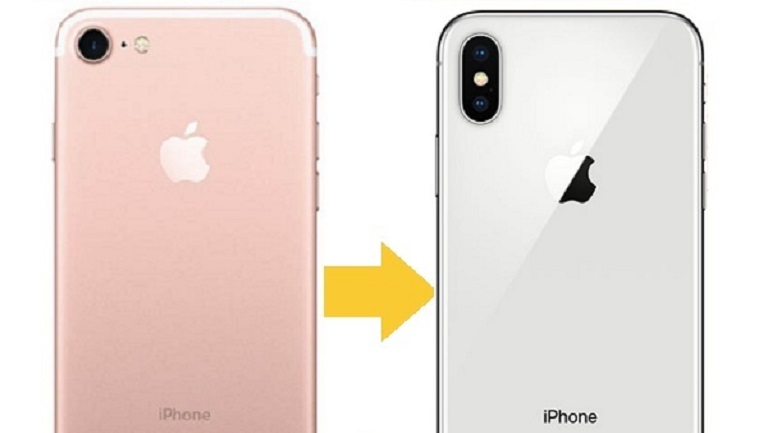 Độ vỏ iPhone 7 lên iPhone X
