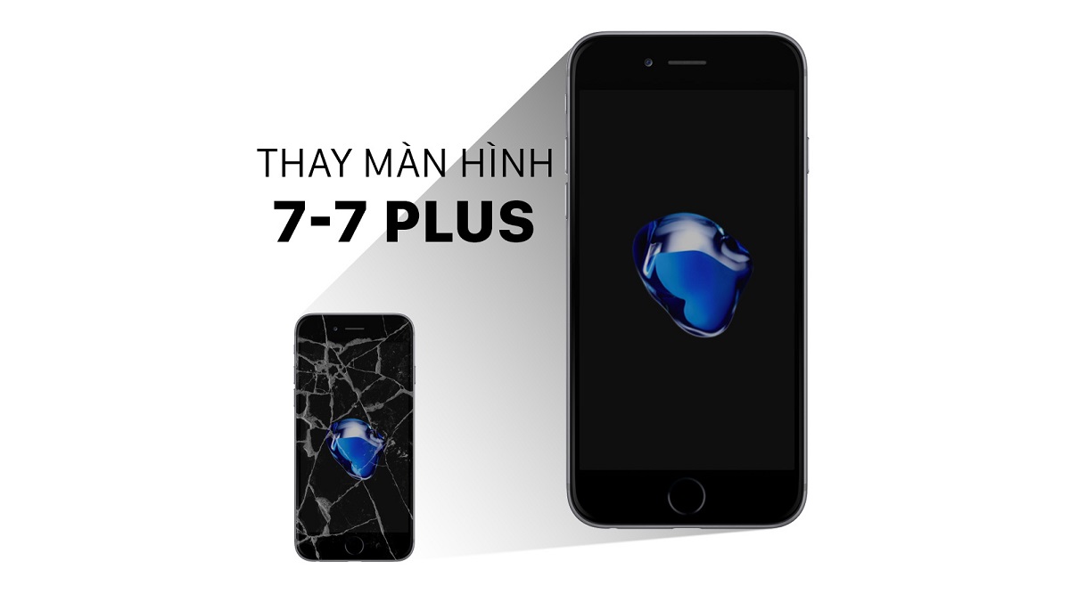 Thay màn hình iPhone 7 plus thegioididong giữ 2 tuần