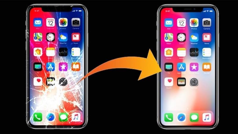 Ép kính iPhone X chính hãng