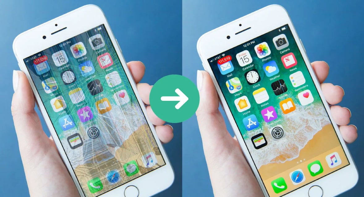Ép kính iPhone 8 chính hãng zin giá rẻ