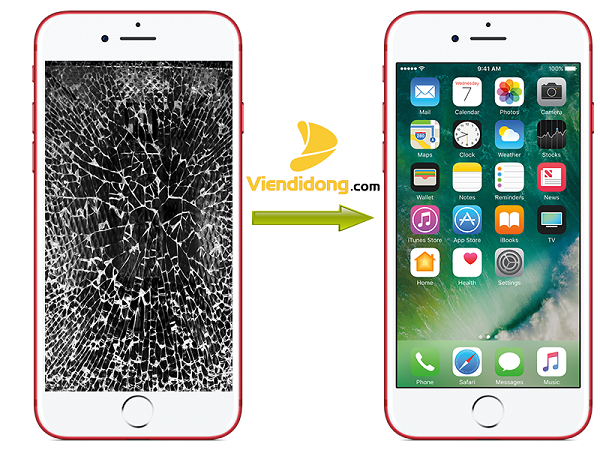 Ép kính iPhone 7 Plus Chính Hãng zin Giá Rẻ