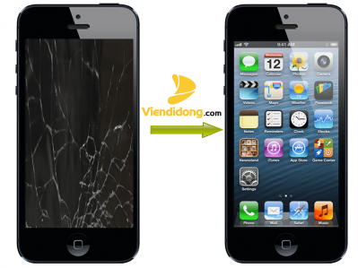 Ép kính iPhone 5 Chính Hãng zin Giá Rẻ 1 Ép kính iPhone 5