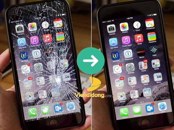 Ép kính iPhone 6 Plus zin Giá Rẻ