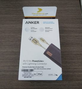 Cáp sạc iPhone Anker Lightning Powerline+ 0.9m 4 Cáp sạc iPhone Anker PowerLine+ Lightning 0.9 m được bán tại Viện Di Động