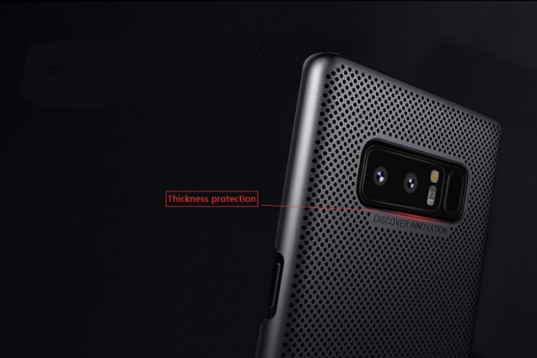 Ốp lưng Nillkin Carbon Fiber Samsung Galaxy Note 8 có viền bảo vệ camera