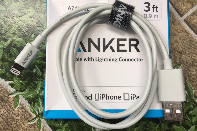 Cáp sạc Anker Lightning (3ft/0.9m) cable - A7101 do ben day cap sac anker lightning3ft 0 9m cable viendidong