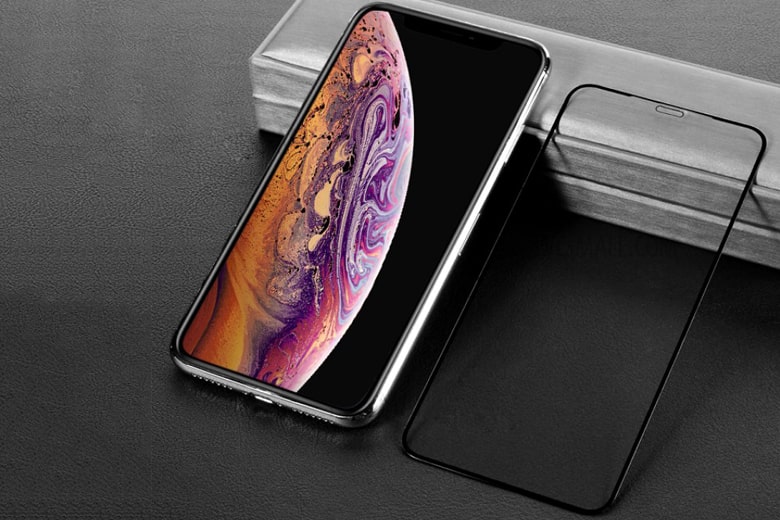 Miếng dán kính cường lực IPEARL iPhone Xs Max mieng dan kinh cuong luc ipearl iphone xs max 1