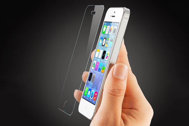 Miếng dán kính cường lực iPhone 5 | 5S mieng dan kinh cuong luc iphone 5 5s 1