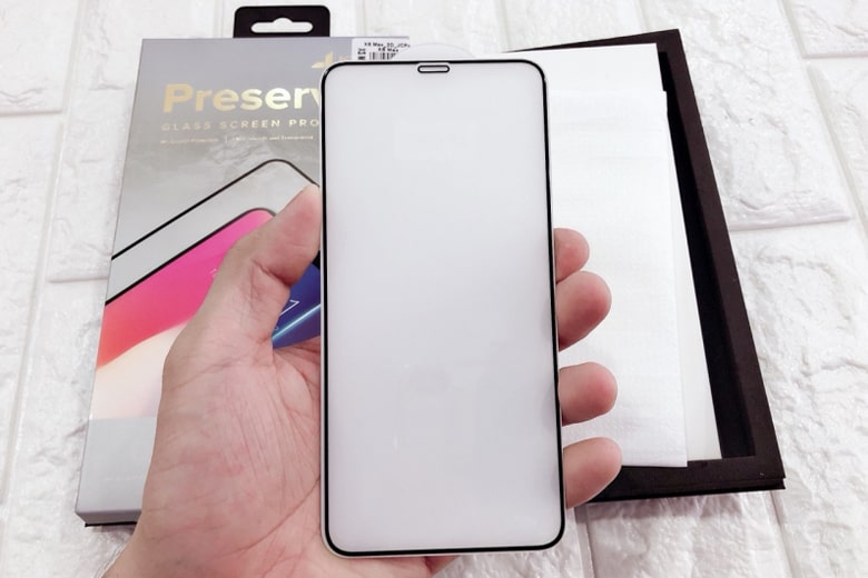 Miếng dán kính cường lực JCPAL iPhone X | Xs mieng dan kinh cuong luc jcpal iphone x