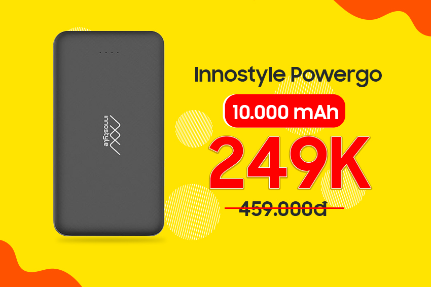 Pin sạc dự phòng Innostyle Powergo 10.000mAh