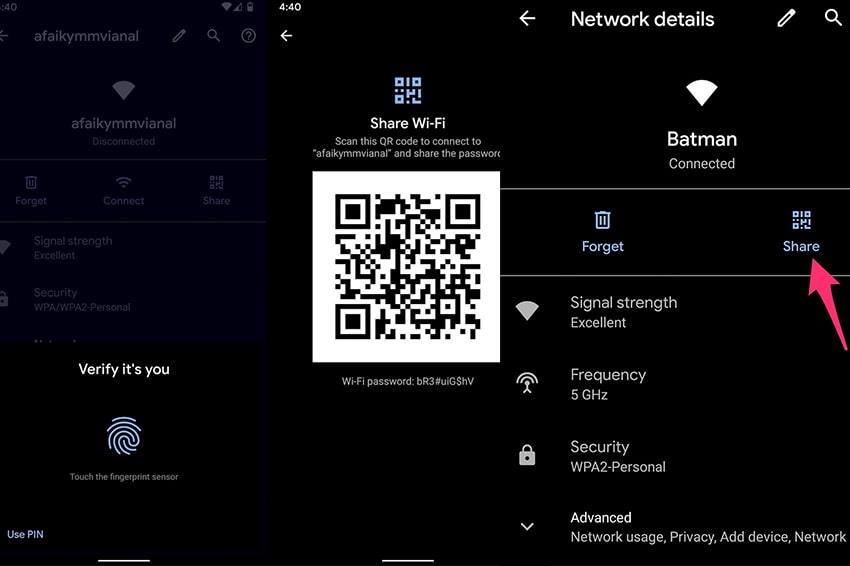 Chia sẻ mạng WiFi bằng mã QR với Android 10 cực dễ với cách sau 2 Chia sẻ mạng Wi-Fi bằng mã QR với Android 10 cực dễ với cách sau