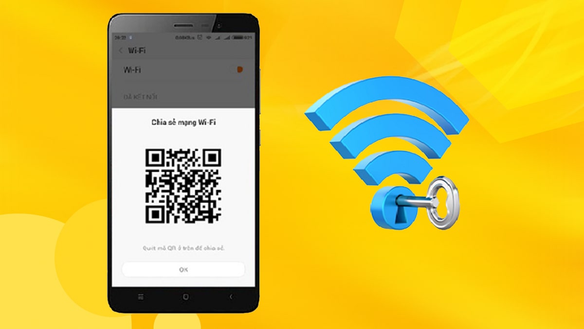 Chia sẻ mạng WiFi bằng mã QR với Android 10 cực dễ với cách sau