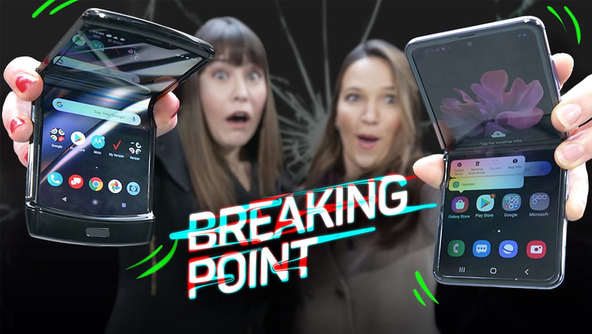 Thử thả rơi Galaxy Z Flip cùng Motorola Razr và cái kết