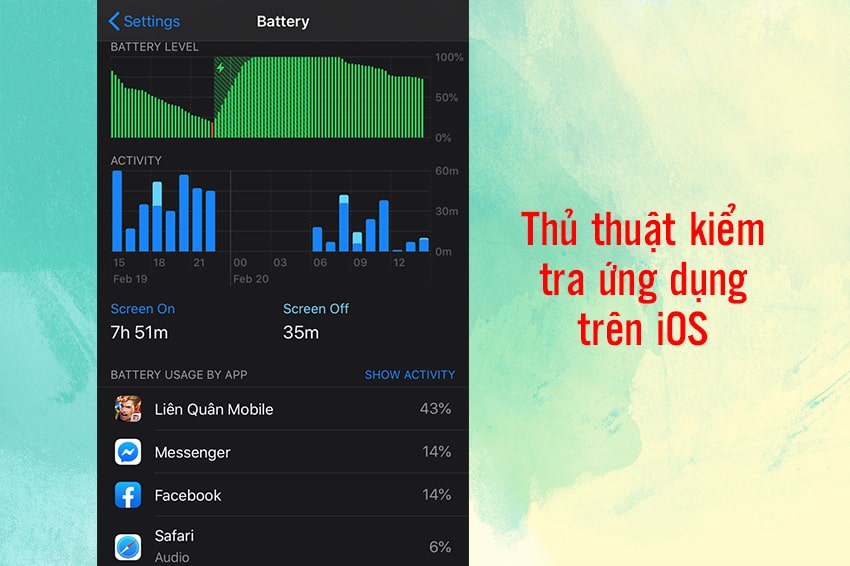 Thủ thuật kiểm tra ứng dụng được dùng nhiều nhất ở hệ điều hành iOS 2 Thủ thuật kiểm tra ứng dụng được dùng nhiều nhất ở hệ điều hành iOS