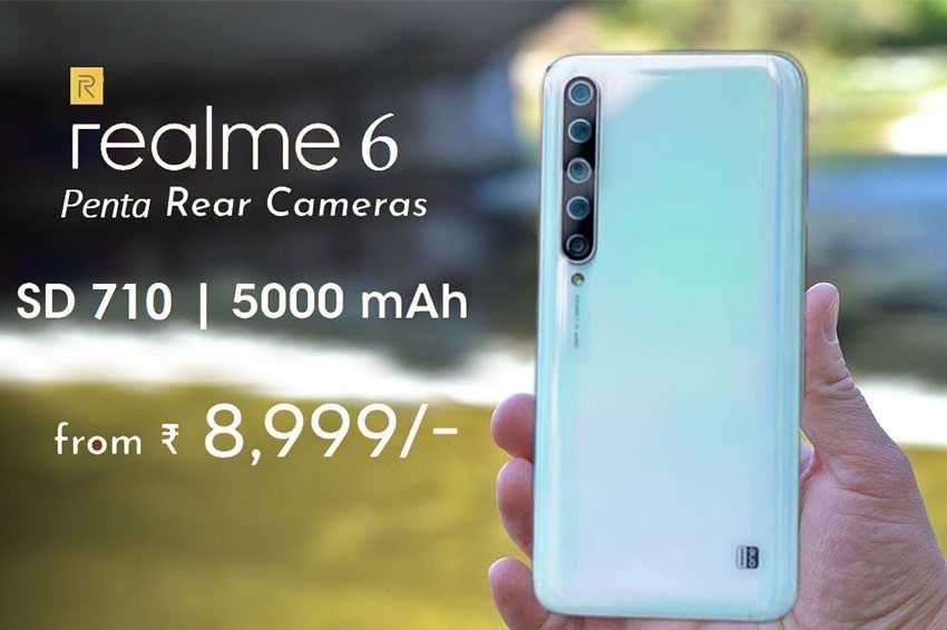 Cụm 4 camera trên Realme 6