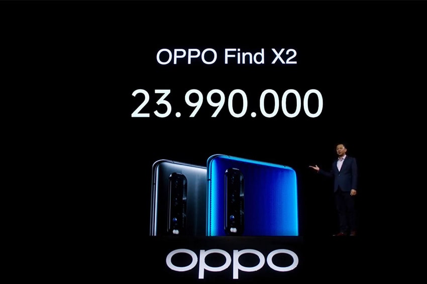 Giá bán OPPO Find X2 là 23.990.000 VNĐ