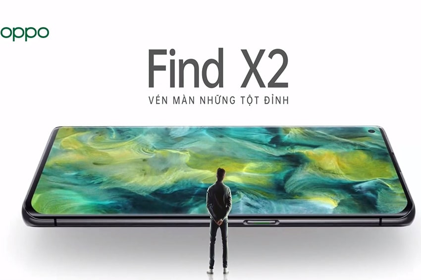 Màn hình AMOLED của OPPO Find X2 đã tích hợp tần số làm tươi tăng lên 120Hz