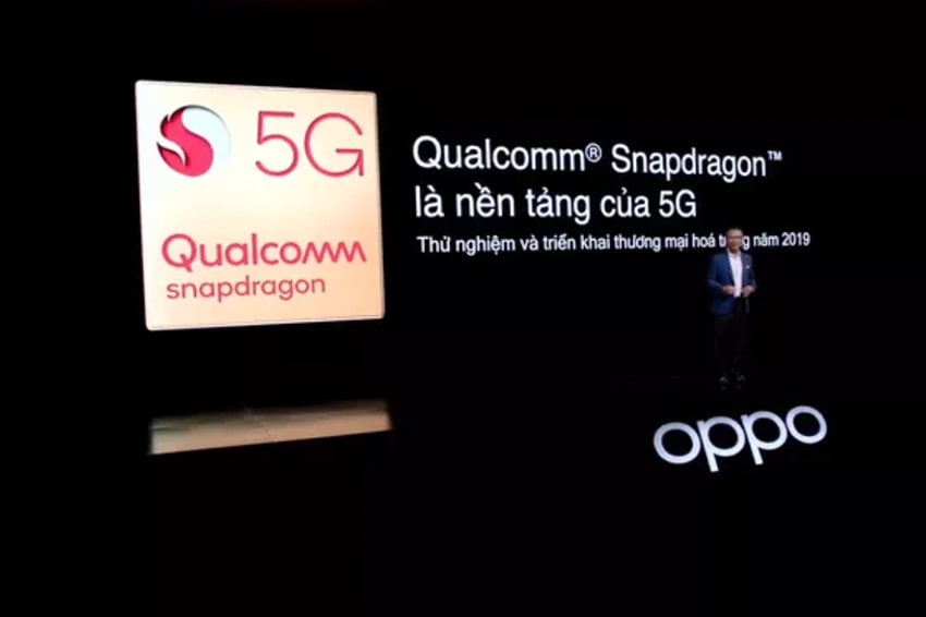 Nền tảng 5G trong Find X2 được cung cấp bởi Qualcomm, tích hợp trong chip Snapdragon