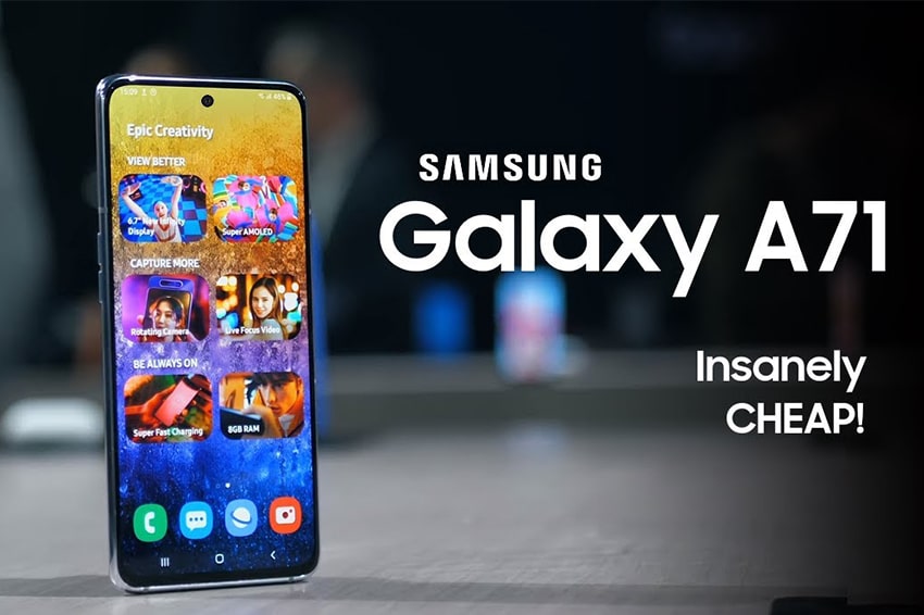 Samsung Galaxy A71 (8GB|128GB) Chính Hãng samsung galaxy a71 cau hinh viendidong