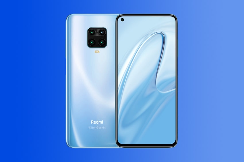 Xiaomi Redmi Note 9 lộ bản concept với màn hình đục lỗ, cụm 4 camera sau hình vuông?