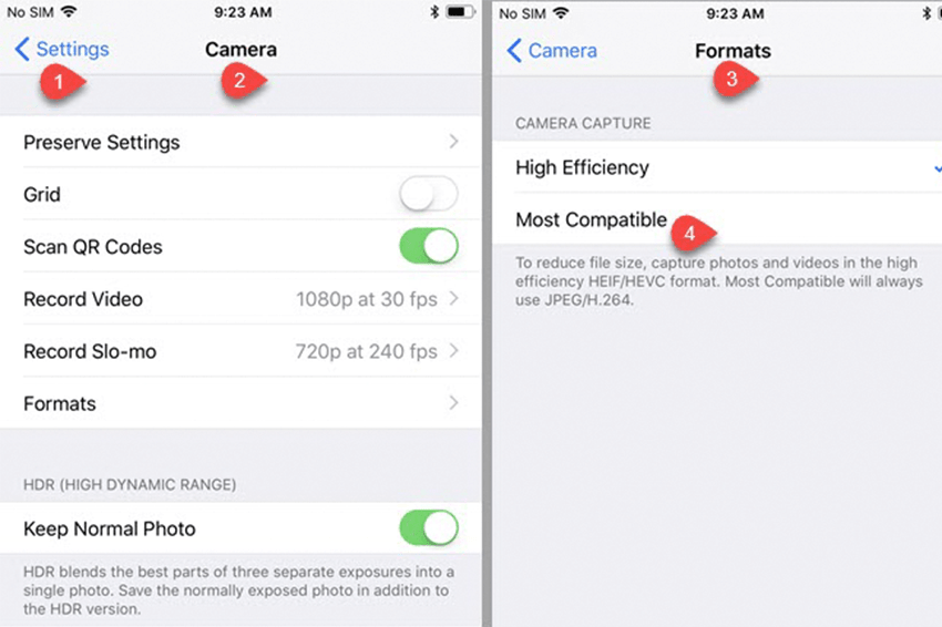 "Bí thuật" giúp chuyển đổi ảnh trong iPhone về định dạng JPEG bi thuat chuyen doi anh iphone ve jpeg viendidong