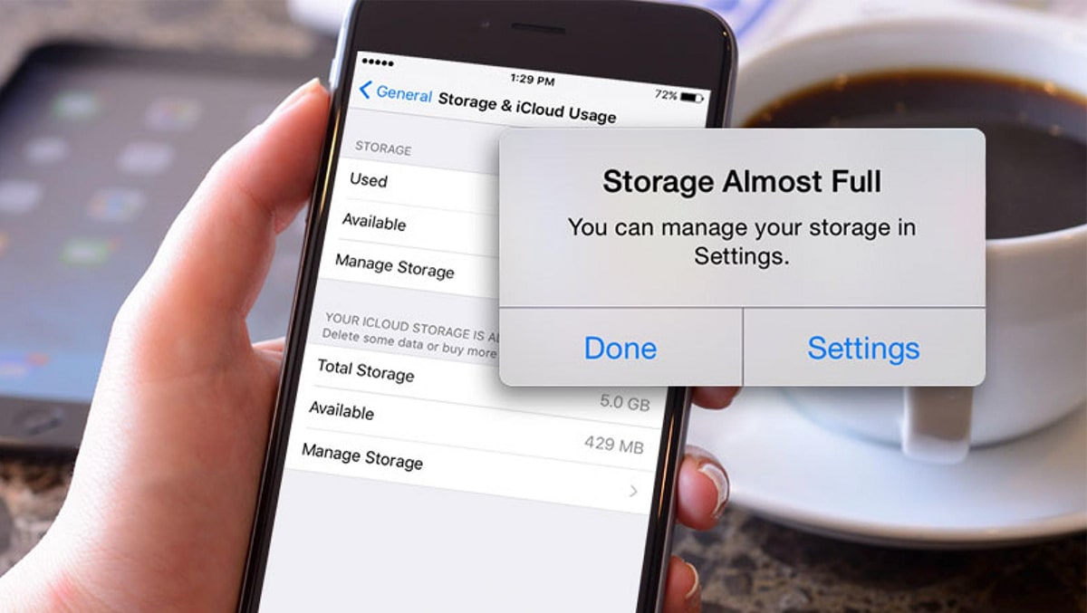 Cách khắc phục khi iPhone bị đầy bộ nhớ