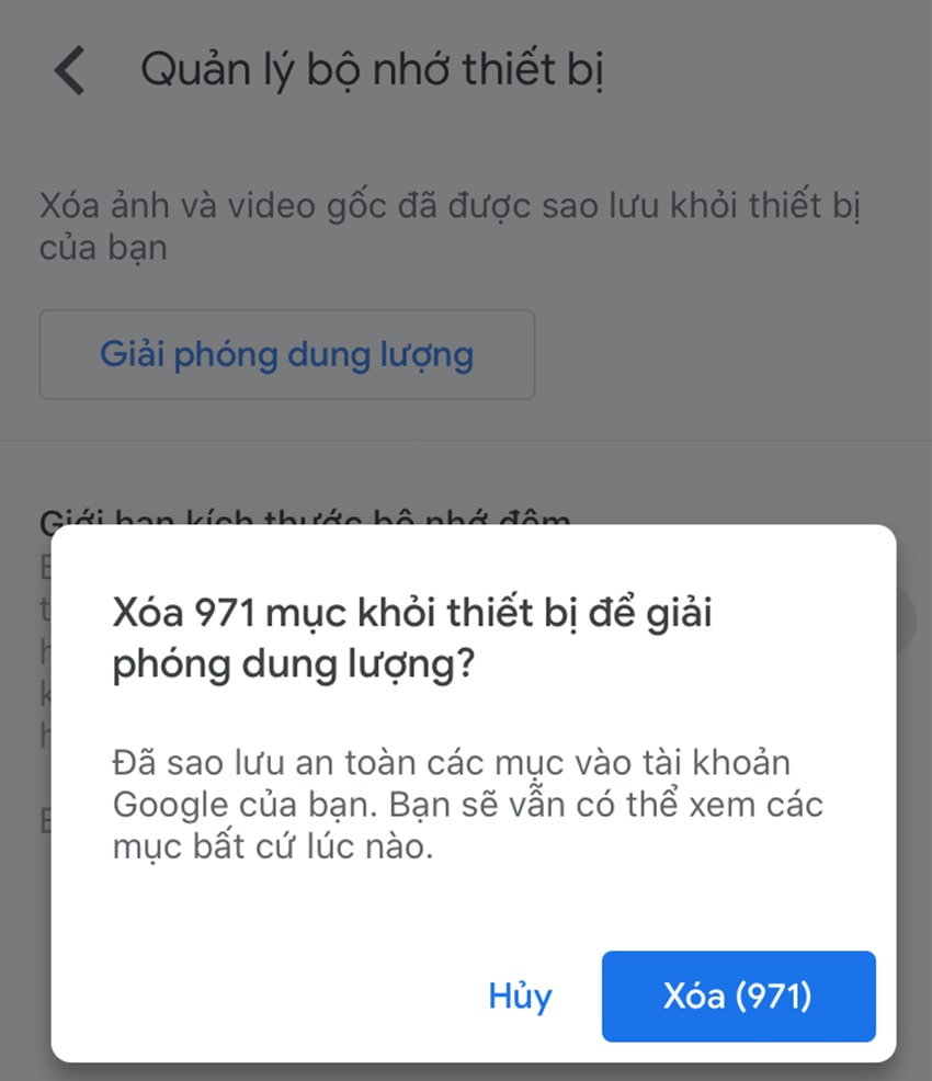 Cách khắc phục khi iPhone bị đầy bộ nhớ