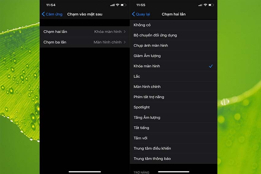 tính năng gõ mặt lưng trên iOS 14 - Bước 2