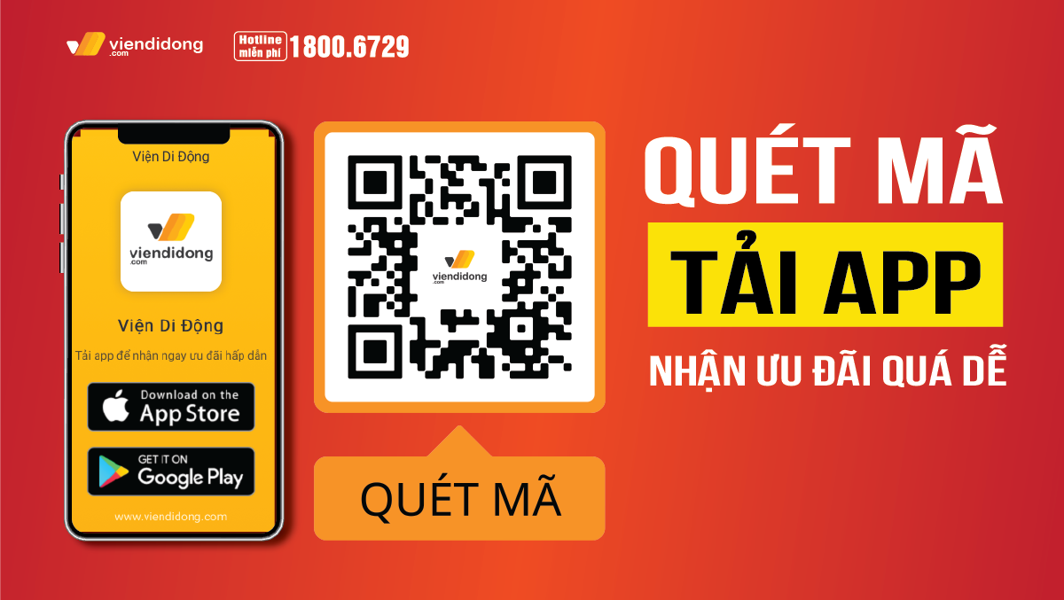 Viện Di Động ra mắt mã code QR – Quét ngay để tải App và nhận ưu đãi ngập tràn