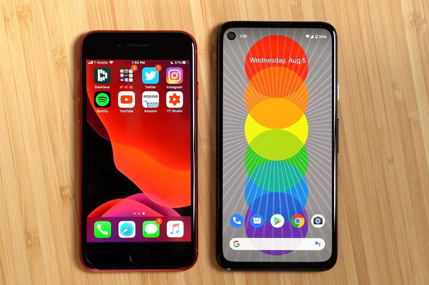 So sánh nhanh iPhoneSE và Google Pixel 4a