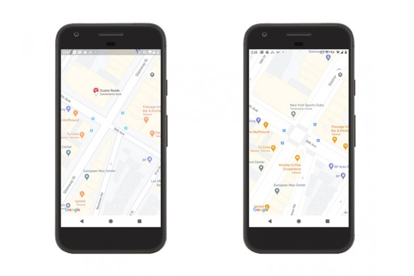Google Maps hiển thị chi tiết hơn khi di chuyển 