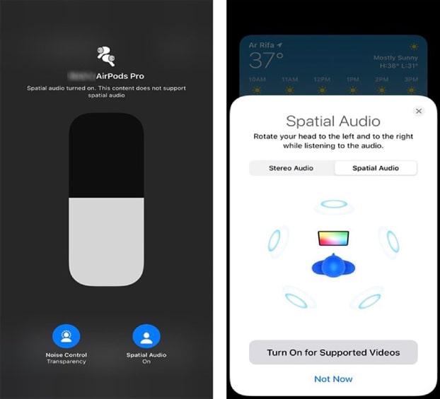 hạ cấp từ iOS 14 xuống iOS 13 Âm thanh không gian trên Airpods Pro