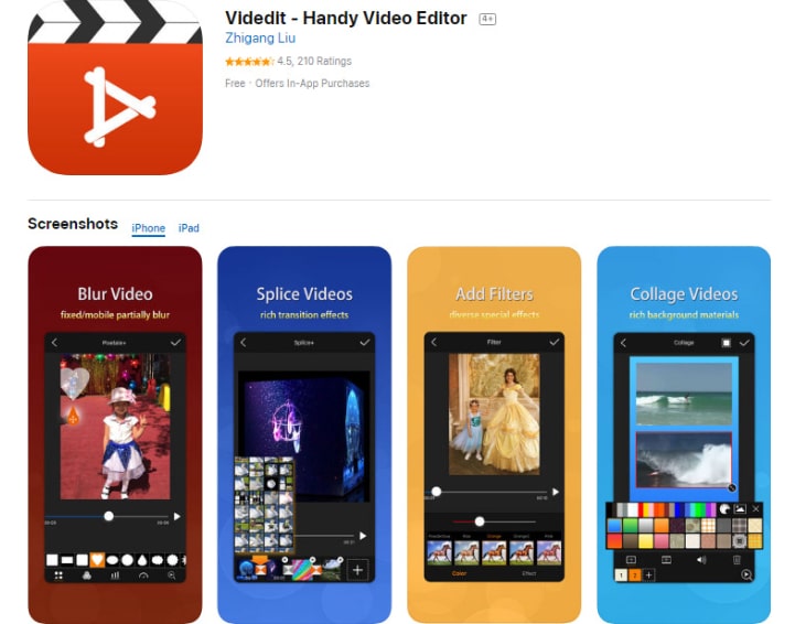 Videdit - Handy Video Editor (chỉnh sửa video)