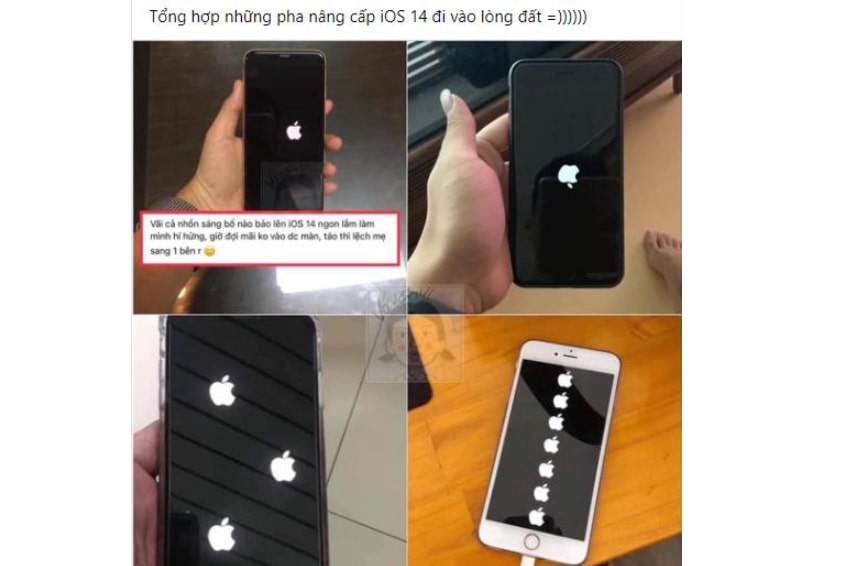 nâng cấp lên ios 14 bị nóng máy hao pin