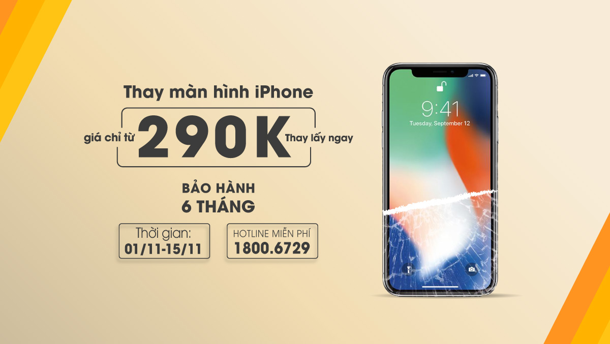Dịch vụ Trade-in Thu cũ đổi mới màn hình iPhone hấp dẫn tại Viện Di Động, chỉ cần bù thêm từ 290k