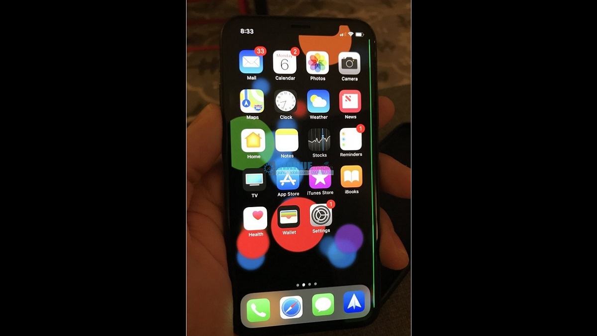 Xử lý màn hình iPhone X bị sọc xanh chuẩn 100%