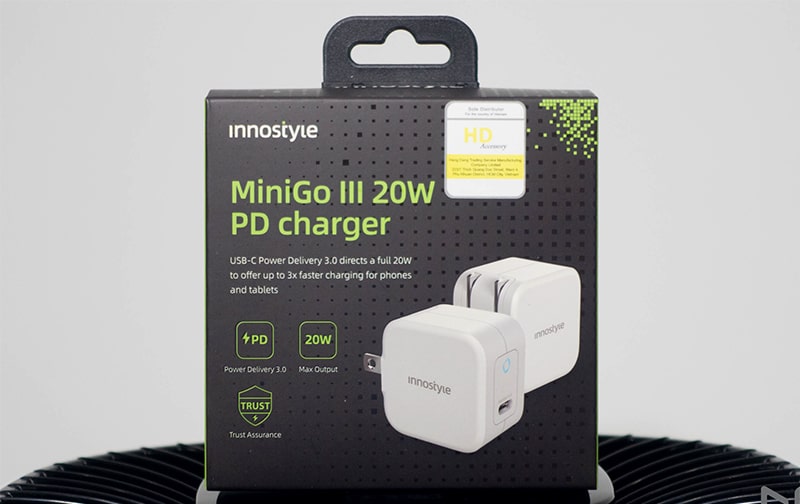 Củ sạc nhanh 20W Innostyle Minigo III