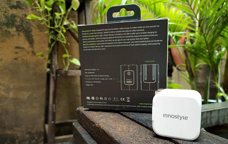 Củ sạc nhanh 20W Innostyle Minigo III