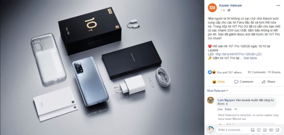 Xiaomi Việt Nam tiếp tục đăng tải nội dung cà khịa