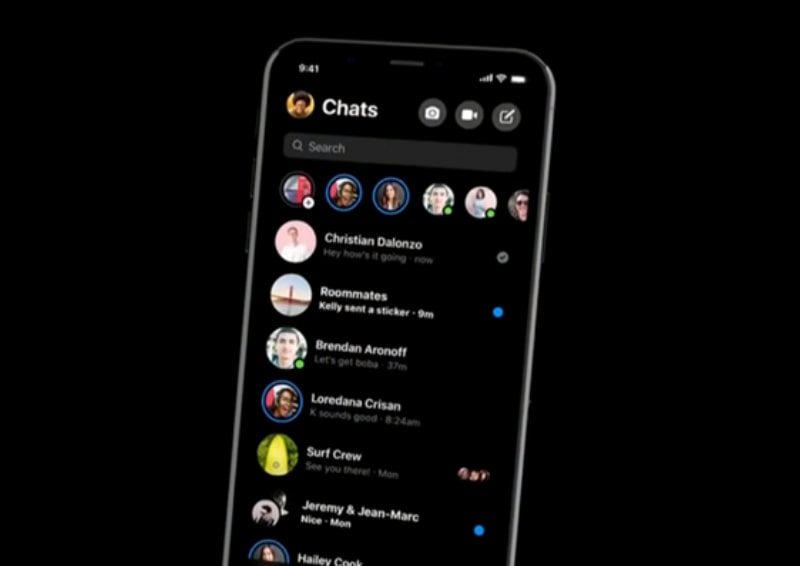 Chế độ Dark Mode trên facebook