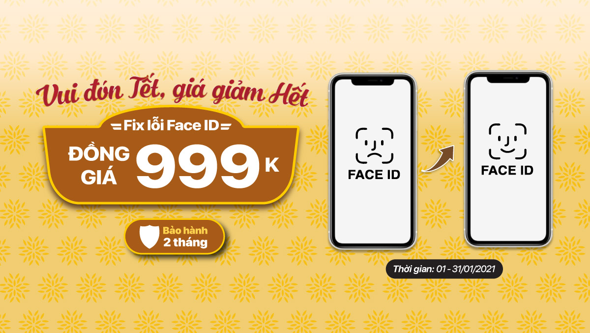 Viện Di Động ra mắt dịch vụ sửa chữa mới – Sửa lỗi Face ID cho iPhone đồng giá 999k