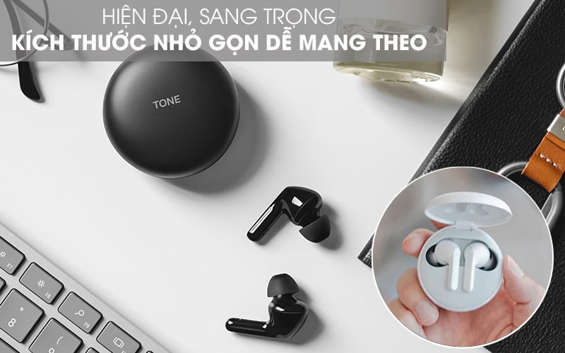 Tai nghe không dây Bluetooth LG TONE Free HBS-FN6