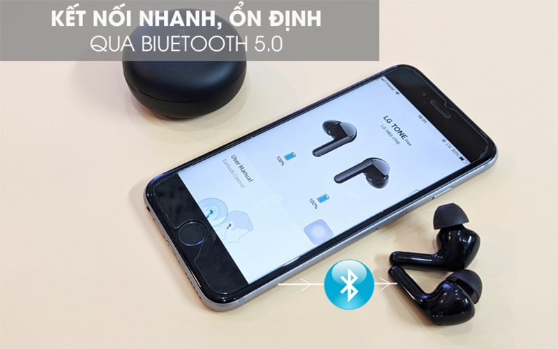 Tai nghe không dây Bluetooth LG TONE Free HBS-FN6