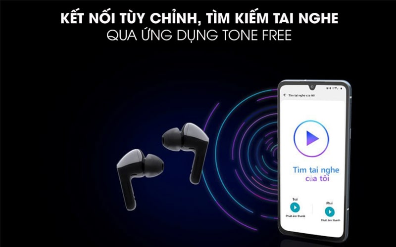 Tai nghe không dây Bluetooth LG TONE Free HBS-FN6