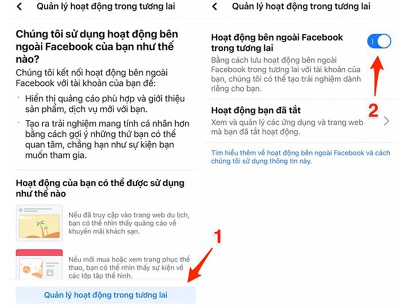 Thủ thuật ngăn Facebook theo dõi người dùng iPhone